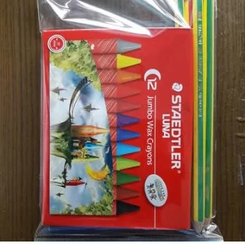 ภาพอ้างอิง สีเทียน STAEDTLER 12 สี